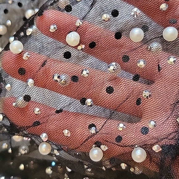 Beach Bunny black pearl cover up. Size small. - Picture 6 of 7